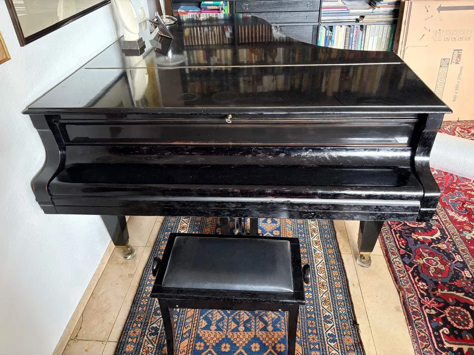 Fortepian Grotrian-Steinweg, rok produkcji 1926, czarny, 185 cm – 4 900 € do negocjacji - Zdjęcie 3 z 6