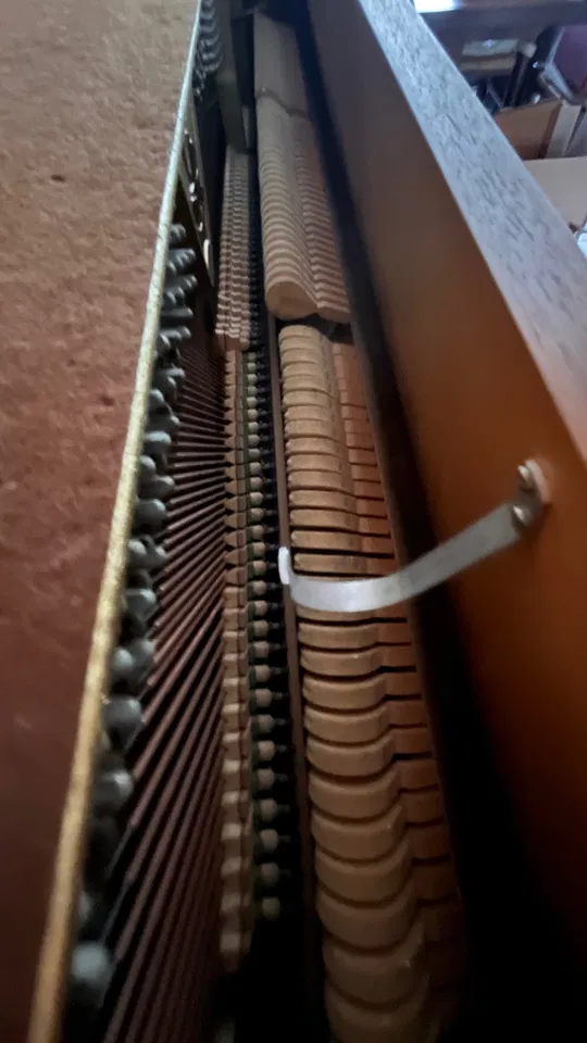 Piano August Förster + tabouret - Image 5 sur 6