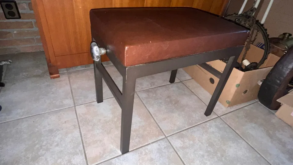 Piano August Förster + tabouret - Image 6 sur 6