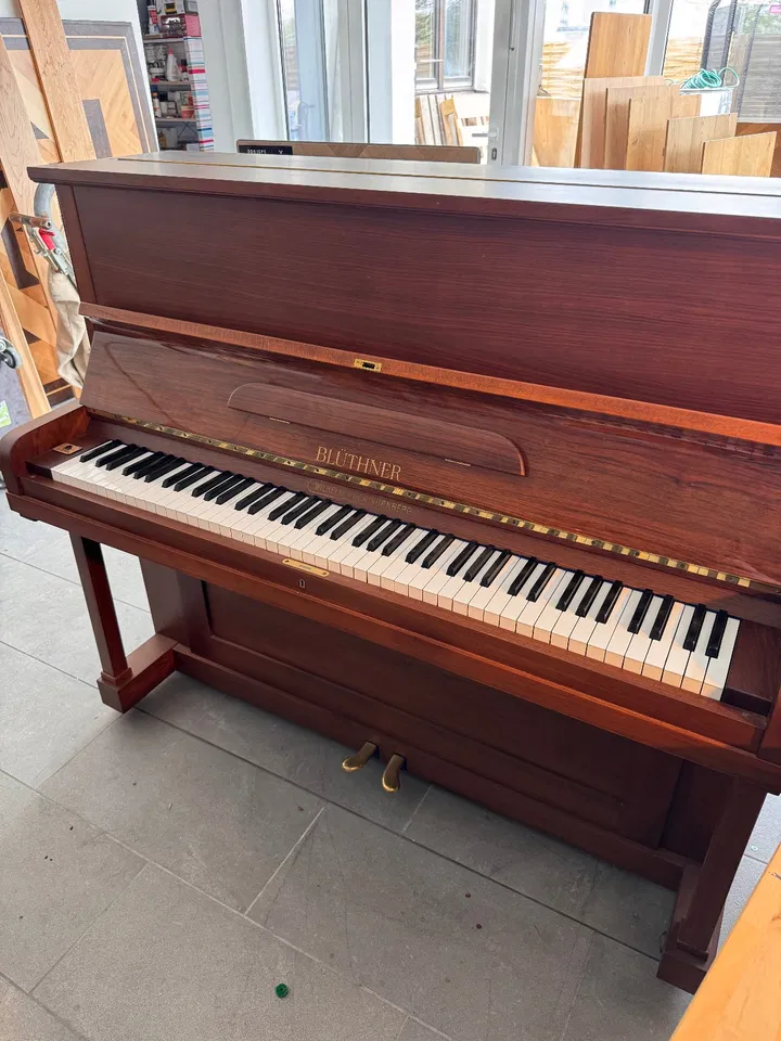 Blüthner Model A 124 built in 1935 (still) in walnut, completely overhauled. - Image 1 of 27