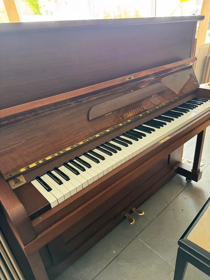 Blüthner Model A 124 built in 1935 (still) in walnut, completely overhauled. - Image 22 of 27