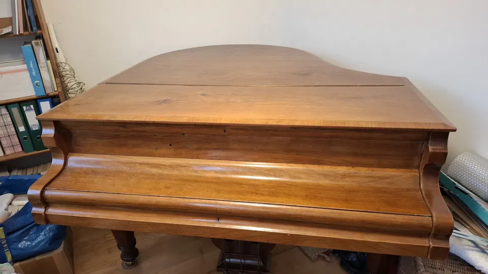 Storico pianoforte a coda viennese – Josef & Adolf Gössl – 168 cm - Immagine 2 di 6