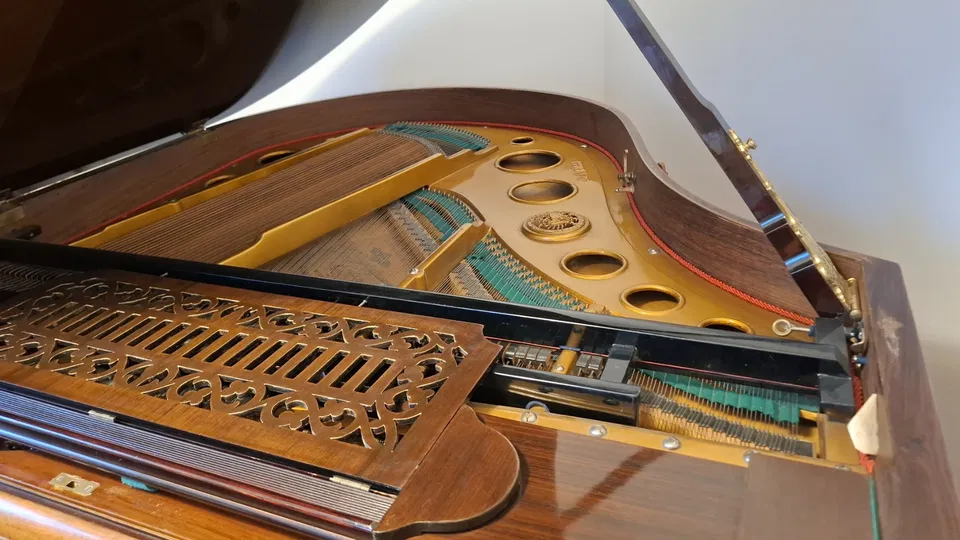 Storico pianoforte a coda viennese – Josef & Adolf Gössl – 168 cm - Immagine 3 di 6